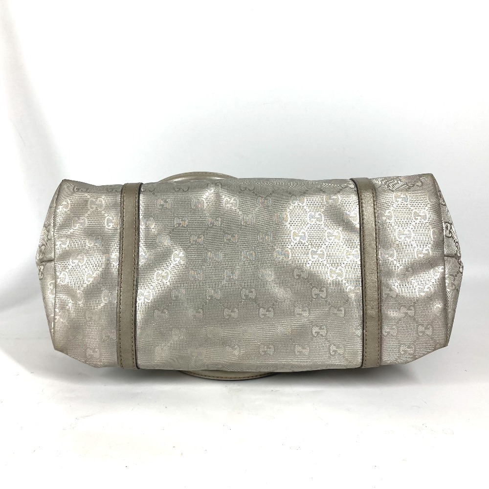 GUCCI GG Imprime Logo Bag Shoulder Tote Beige - Picture 5 of 15